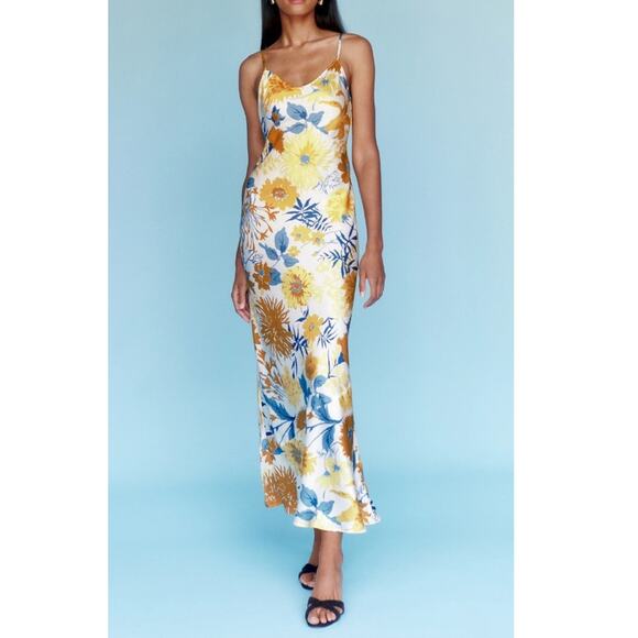 Reformation Parma Silk Maxi Dress - S - Livia